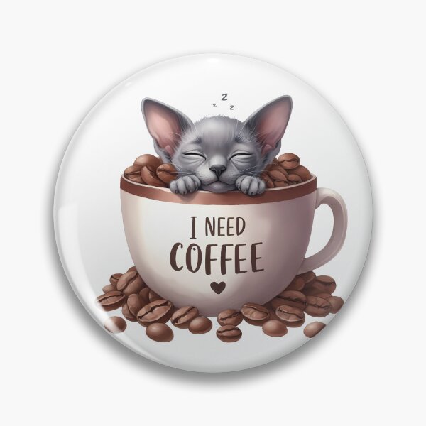 Item preview, Cat & Coffee Sticker Bundle – Cute Cozy Cats for Coffee Lovers designed and sold by Lulunza.