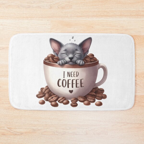 Item preview, Cat & Coffee Sticker Bundle – Cute Cozy Cats for Coffee Lovers designed and sold by Lulunza.
