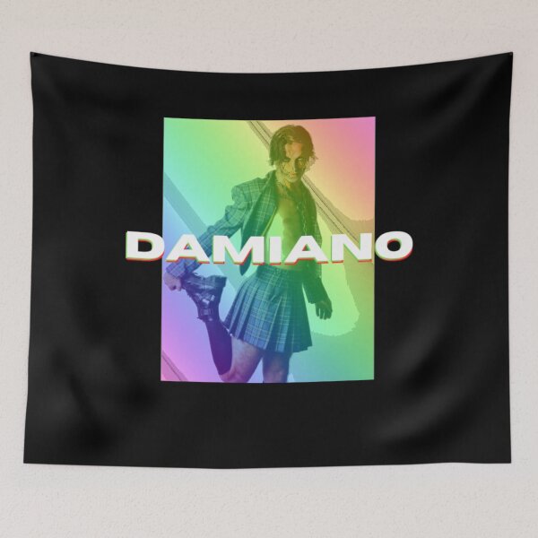 Item preview, Damiano David Rainbow Pop Aesthetic – Bold Fashion Art Edit designed and sold by markelhovardt.