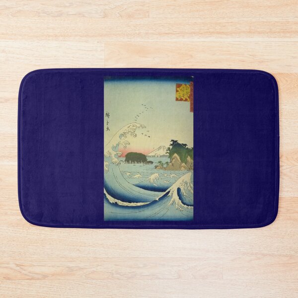Item preview, Vintage, Japanese art, wave woodblock, Ukiyo-e by Hiroshige Utagawa, Wall art, Puzzle designed and sold by VintageJapan for Japanese woodblock, Ukiyoe, Retro art and more.