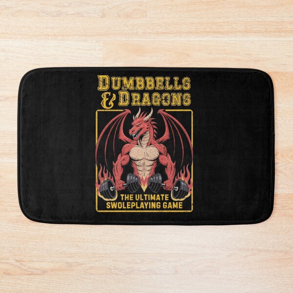 Artikelvorschau, Ttrpg Dnd Gym Workout Dumbbells And Dragons. entworfen und verkauft von AnoukPruvost.