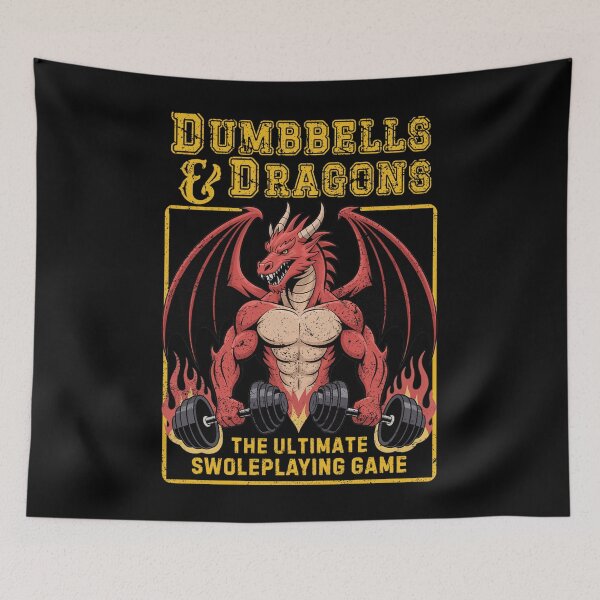 Item preview, Ttrpg Dnd Gimnasio Entrenamiento Mancuernas Y Dragones. designed and sold by AnoukPruvost.