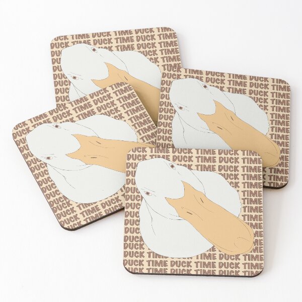 Item preview, Duck time text with serious duck designed and sold by pauli.