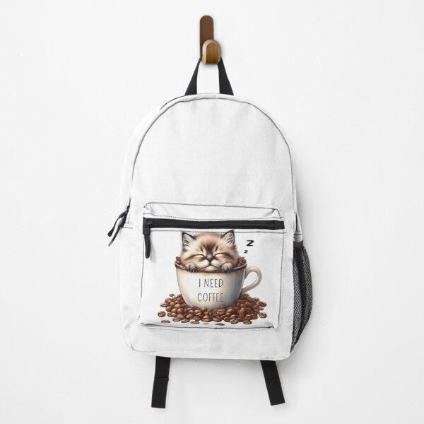 Item preview, Coffee Time Cats Sticker Set – Adorable Cat Art for Cozy Vibes designed and sold by Lulunza.