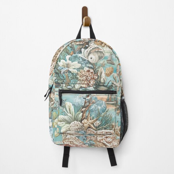Item preview, Vintage Ocean Dream — Seashells and Sailboats designed and sold by LakLuxe studio .
