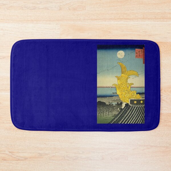 Item preview, Vintage, woodblock, castle, Wall art, Puzzle, Japanese Ukiyo-e art by Hiroshige  designed and sold by VintageJapan for Japanese woodblock, Ukiyoe, Retro art and more.