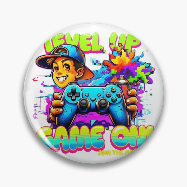 Item preview, Graffiti-Style Boy Holding Game Controller designed and sold by newvisionart191.