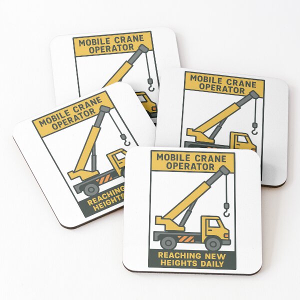 Item preview, Mobile Crane Operator Reaching New Heights Daily designed and sold by TeeTimeTreasure.