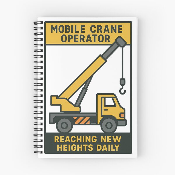 Item preview, Mobile Crane Operator Reaching New Heights Daily designed and sold by TeeTimeTreasure.