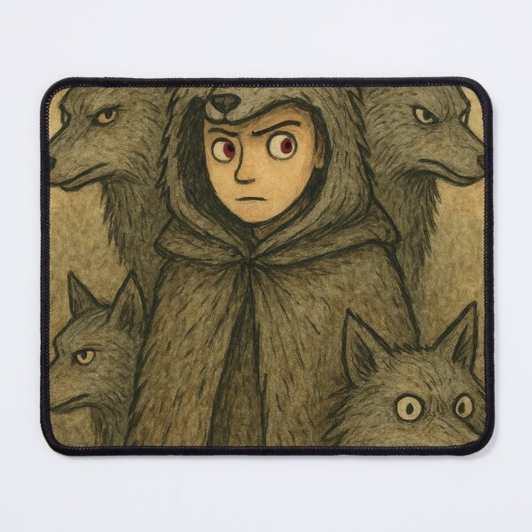 Item preview, “Where the Howlers Are” – Sevro in Wolf Cloak (Red Rising Illustration) designed and sold by MorningDragon.