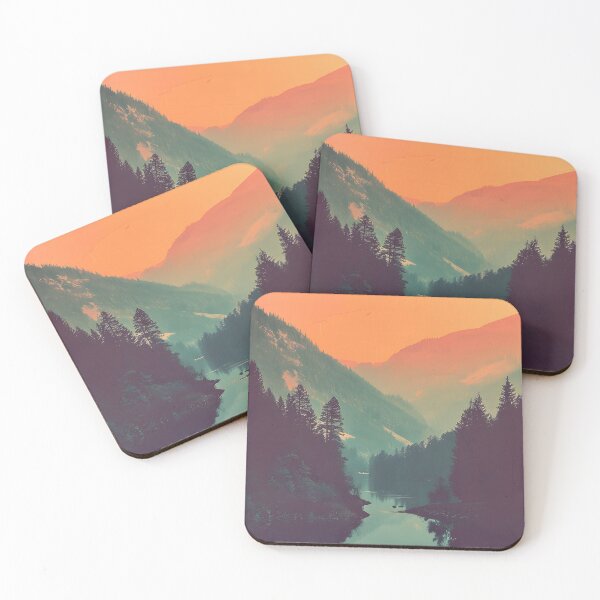 Item preview, Retro evening vibes in mount designed and sold by Newrealis.