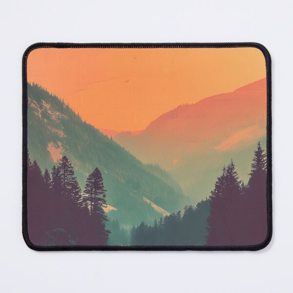 Item preview, Retro evening vibes in mount designed and sold by Newrealis.