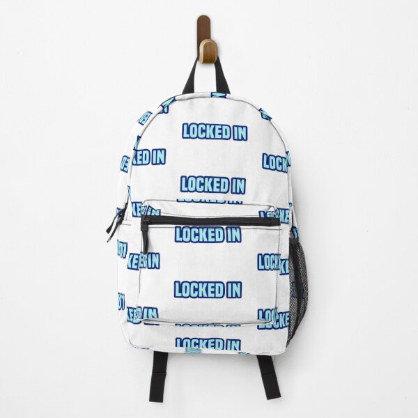 Item preview, Locked In, Blue Outline Bold designed and sold by Memes N Lore .