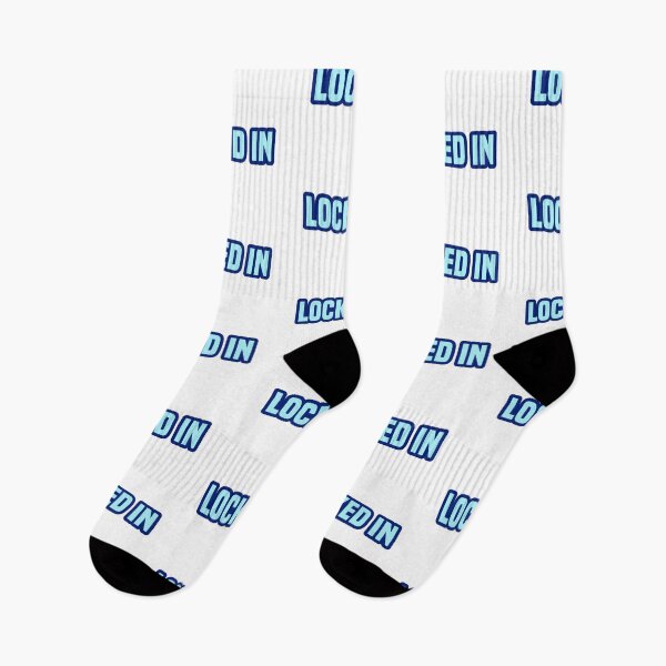 Item preview, Locked In, Blue Outline Bold designed and sold by Memes N Lore .