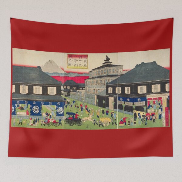 Item preview, Vintage, Wall art, woodblock, Ukiyo-e,puzzle, Japanese art, Nishiki-e by Yoshitora Utagawa designed and sold by VintageJapan for Japanese woodblock, Ukiyoe, Retro art and more.