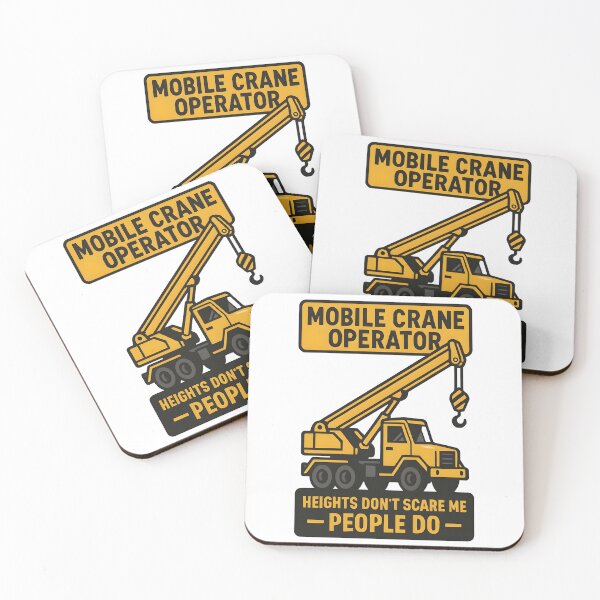 Item preview, Mobile Crane Operator Heights Don’t Scare Me People Do designed and sold by TeeTimeTreasure.