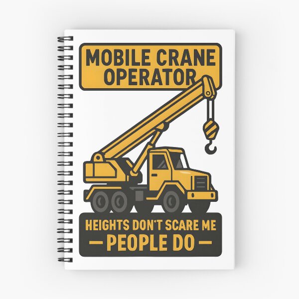 Item preview, Mobile Crane Operator Heights Don’t Scare Me People Do designed and sold by TeeTimeTreasure.