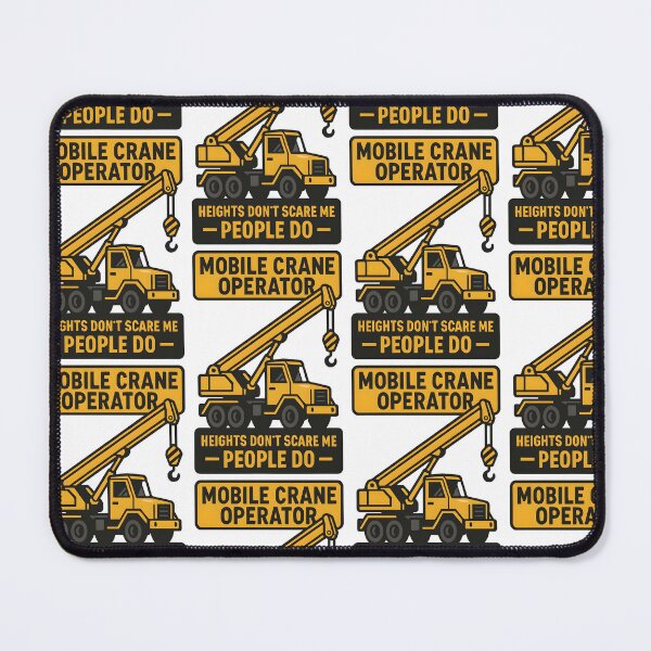 Item preview, Mobile Crane Operator Heights Don’t Scare Me People Do designed and sold by TeeTimeTreasure.