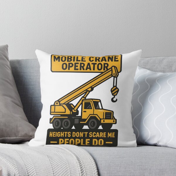 Item preview, Mobile Crane Operator Heights Don’t Scare Me People Do designed and sold by TeeTimeTreasure.