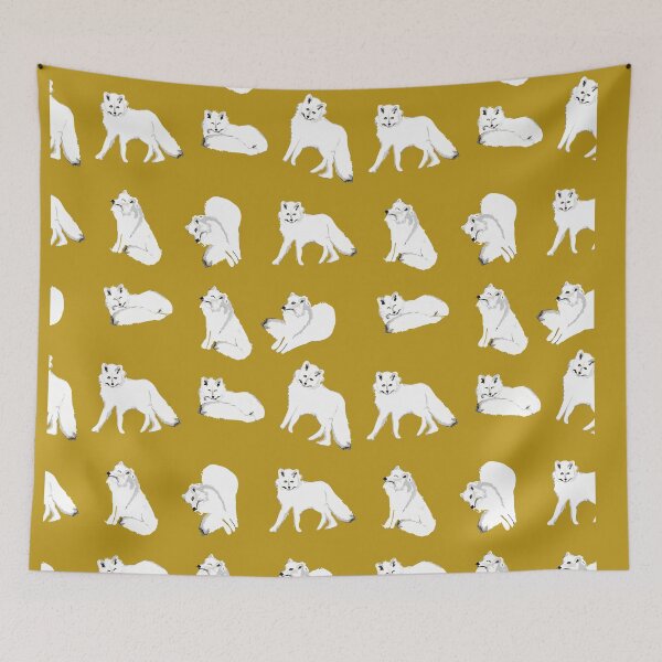 Item preview, Snowy Arctic Fox designed and sold by MewMewInk.