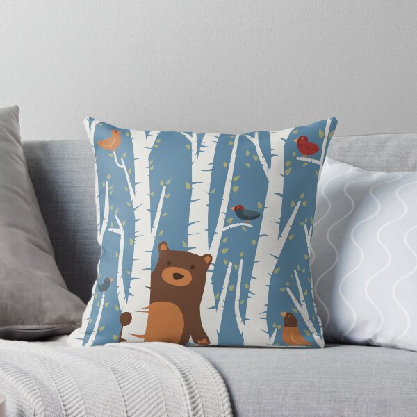 Item preview, Bear in Birches designed and sold by Claire Lordon.