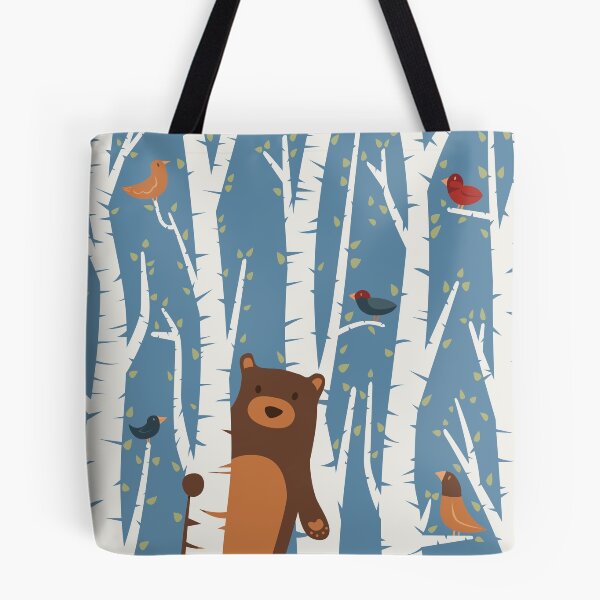 Item preview, Bear in Birches designed and sold by Claire Lordon.