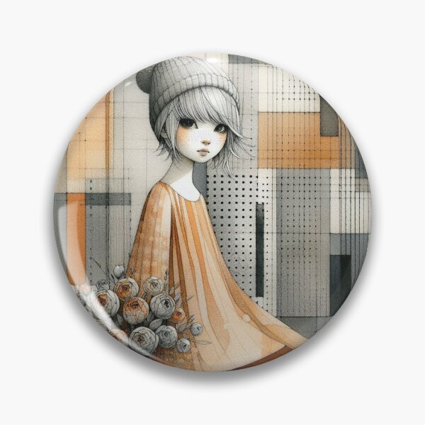 Item preview, Girl Alone Crowd City designed and sold by Beyondnote-Art.