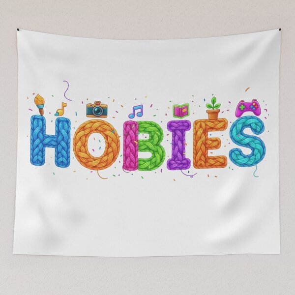 Item preview, Vibrant Knitted Hobbies Word Art: Creative Maker Culture & Crafting Aesthetic designed and sold by VibranPalette.