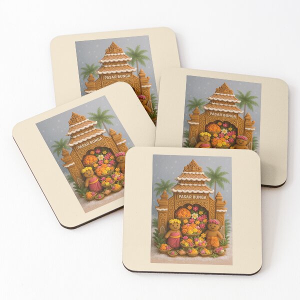 Item preview, Mercado balinés de flores Gingerbread Village – Pasar Bunga designed and sold by Novel Works Studio.