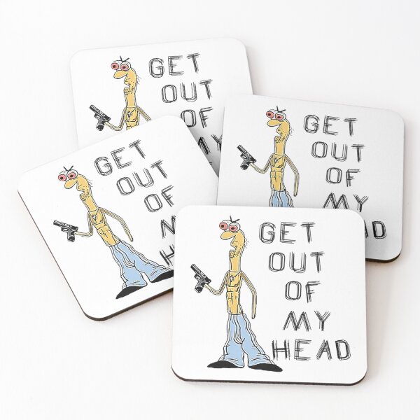 Item preview, Get Out Of My Head  Smiling Friends Dj Spit  designed and sold by Ashley Allen.