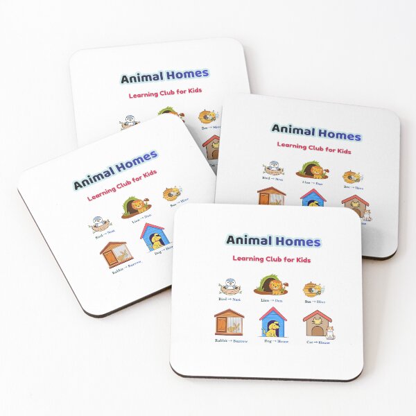 Item preview, Animal Homes for Kids | Educational Learning Design designed and sold by AME Kids Designs.