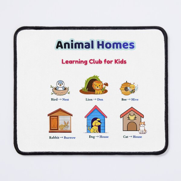 Item preview, Animal Homes for Kids | Educational Learning Design designed and sold by AME Kids Designs.