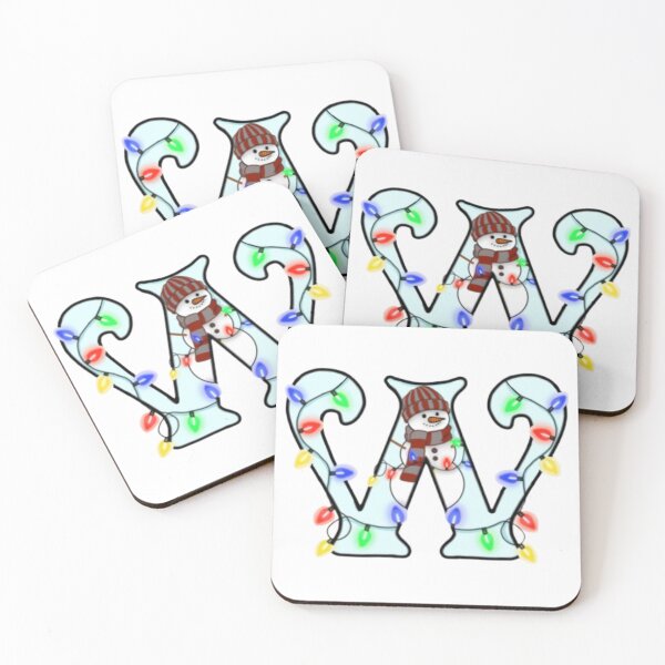 Item preview, Holiday themed letter W designed and sold by Artistkhg.