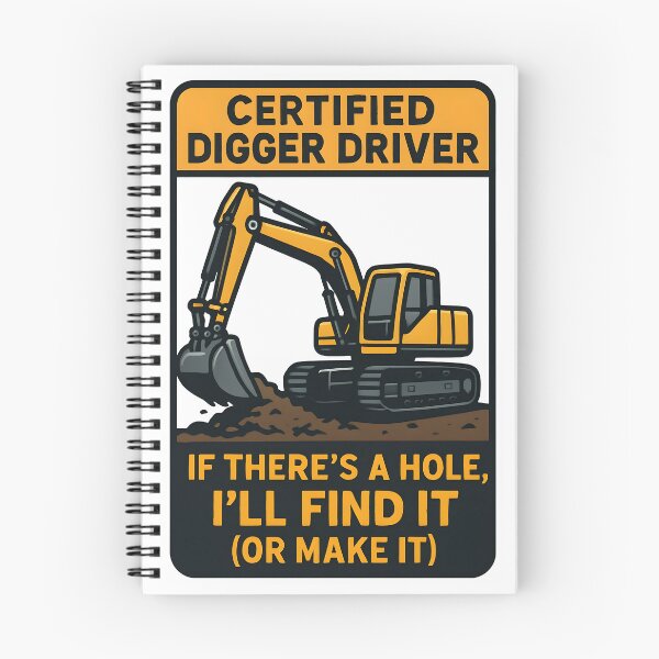 Item preview, Certified Digger Driver If There’s a Hole I’ll Find It designed and sold by TeeTimeTreasure.