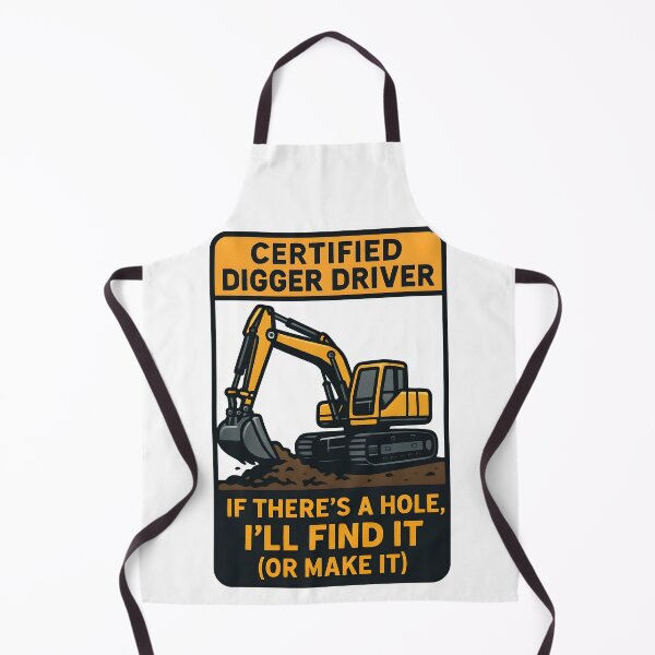 Item preview, Certified Digger Driver If There’s a Hole I’ll Find It designed and sold by TeeTimeTreasure.