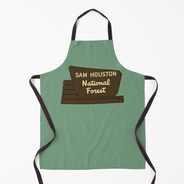 Item preview, Sam Houston National Forest Retro Park Sign | Texas Nature & Hiking Art designed and sold by SimplyJasper.