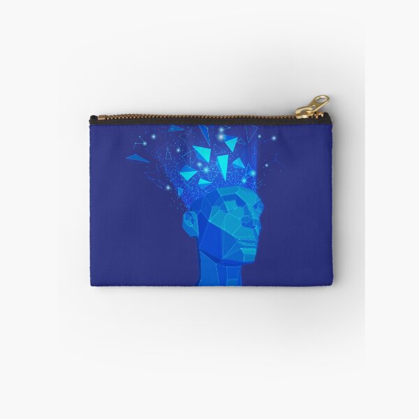 Item preview, machine learning or artificial intelligence, graphic of man head with futuristic element designed and sold by NiamLab.