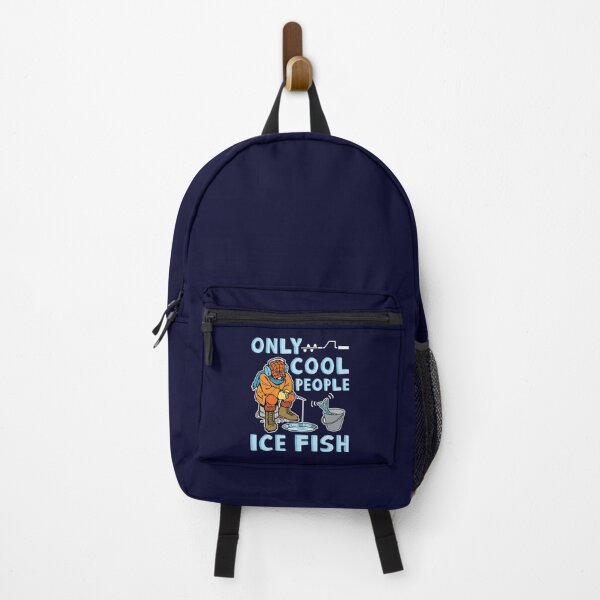 Item preview, Only Cool People Ice Fish Fishing Fisherman designed and sold by jaygo.