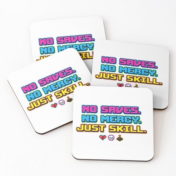 Item preview, No Saves No Mercy Just Skill Retro Gamer designed and sold by SoulenCify.