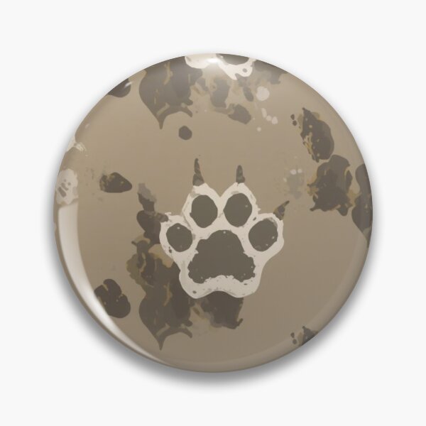 Item preview, Seamless pattern of cat paw prints in a natural and rustic style designed and sold by All Creative Designer.