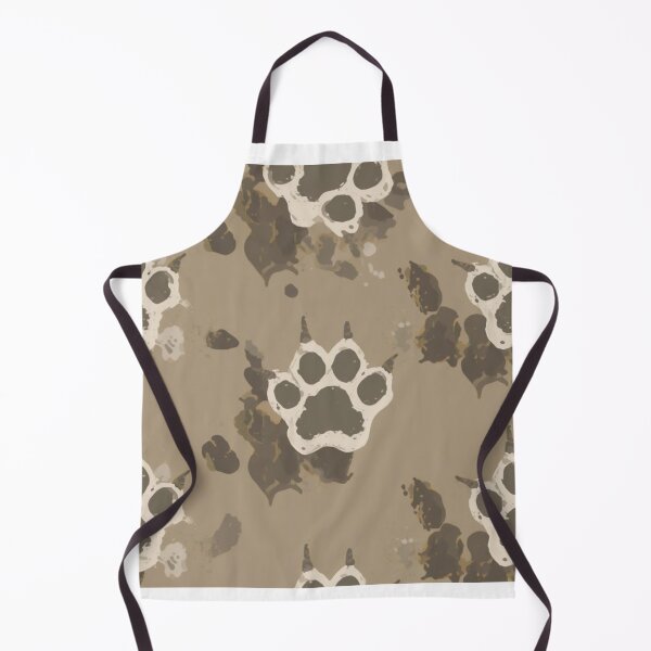 Item preview, Seamless pattern of cat paw prints in a natural and rustic style designed and sold by All Creative Designer.