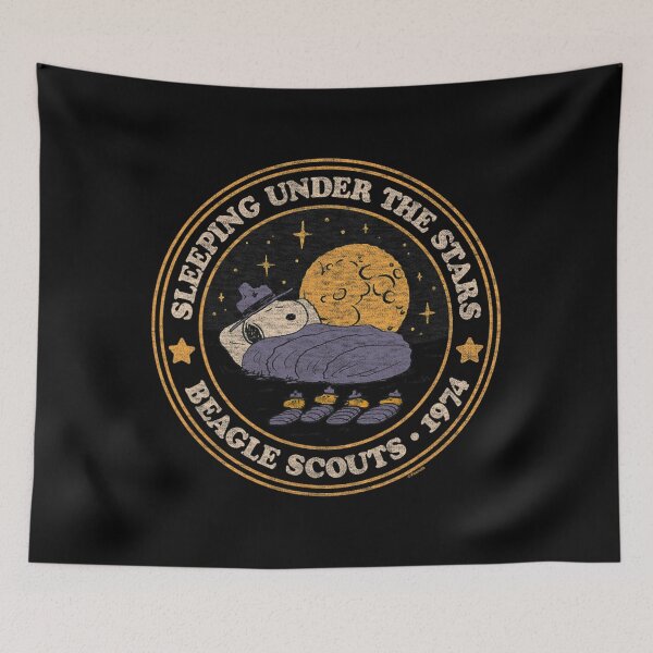 Item preview, Peanuts Sleeping Under Stars  designed and sold by ridingscali6.
