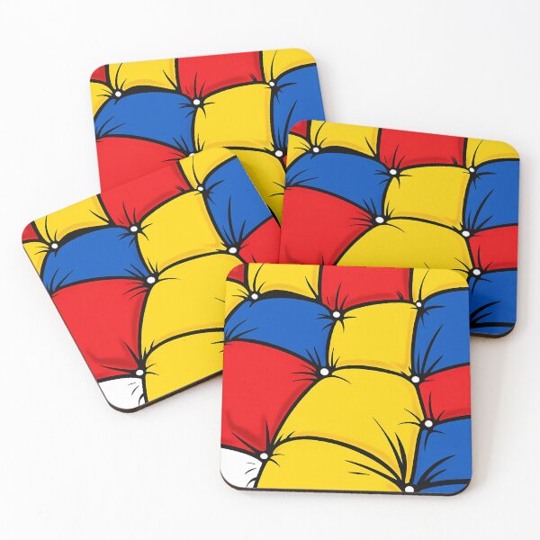 Item preview, Vibrant Pop Art Seamless Cushion Block Pattern designed and sold by UniqueDesign751.