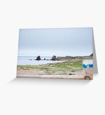 Embarcadero beach from the road Greeting Card