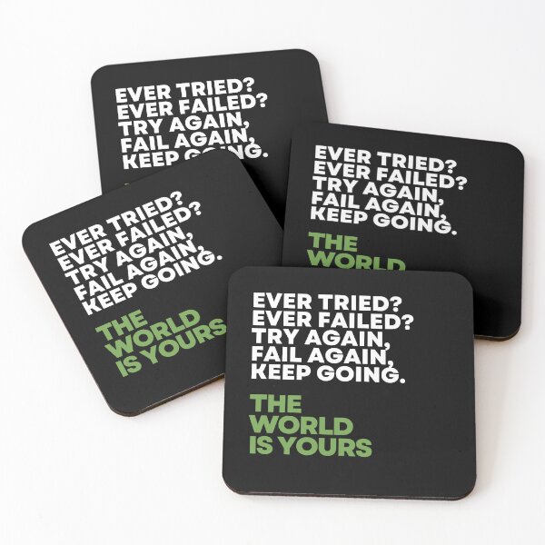 Item preview, Ever Tried Ever Failed Try Again Fail Again Keep Going - Motivational Gift Apparel designed and sold by endurothreads.