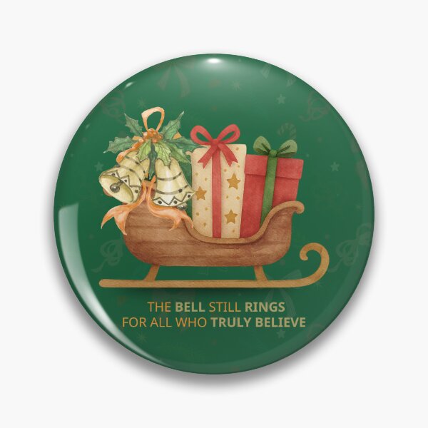 Item preview, The Polar Express Quote Fan Art – “The Bell Still Rings for All Who Truly Believe” – Christmas Inspirational Design designed and sold by SpiralStairShop.
