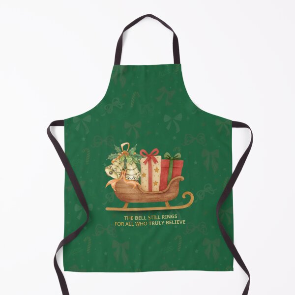 Item preview, The Polar Express Quote Fan Art – “The Bell Still Rings for All Who Truly Believe” – Christmas Inspirational Design designed and sold by SpiralStairShop.