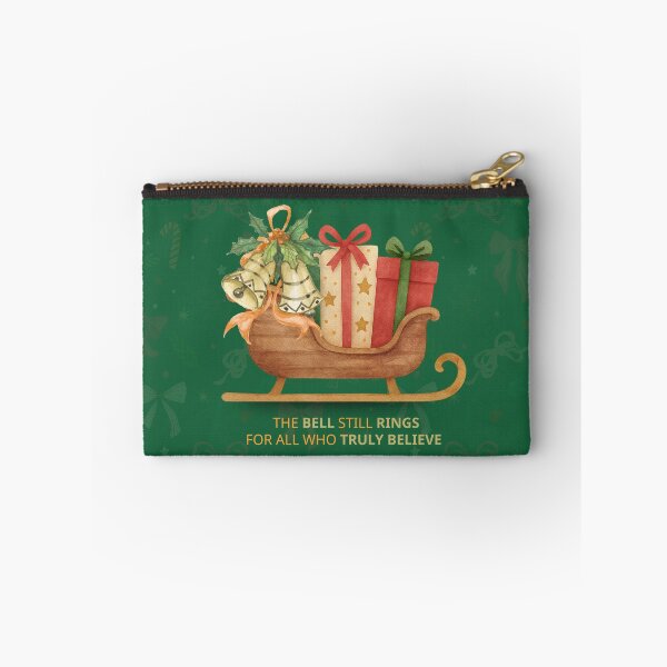 Item preview, The Polar Express Quote Fan Art – “The Bell Still Rings for All Who Truly Believe” – Christmas Inspirational Design designed and sold by SpiralStairShop.