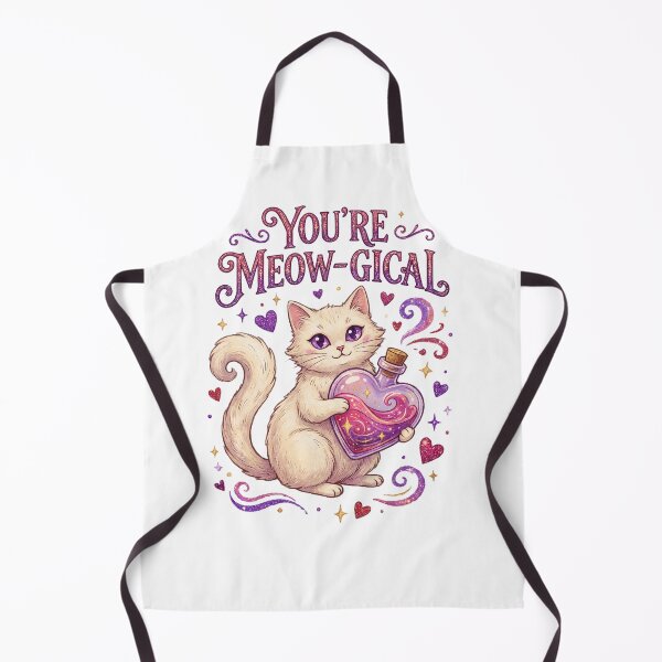 Item preview, You're Meow-gical Cute Magical Cat Valentine's designed and sold by Quillway.