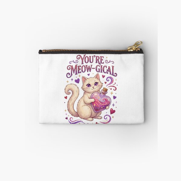 Item preview, You're Meow-gical Cute Magical Cat Valentine's  designed and sold by Quillway.